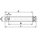 Top Link Pin - CAT 2- L 148mm - AMAIreland - 