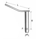 Top Link Pin with Handle - CAT 2 - 28mm - Length 123mm - AMAIreland - 