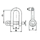 Top Quality Dee Shackle - 6MM