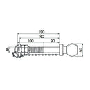 Towing Ball Pin - 1" - AMAIreland - 