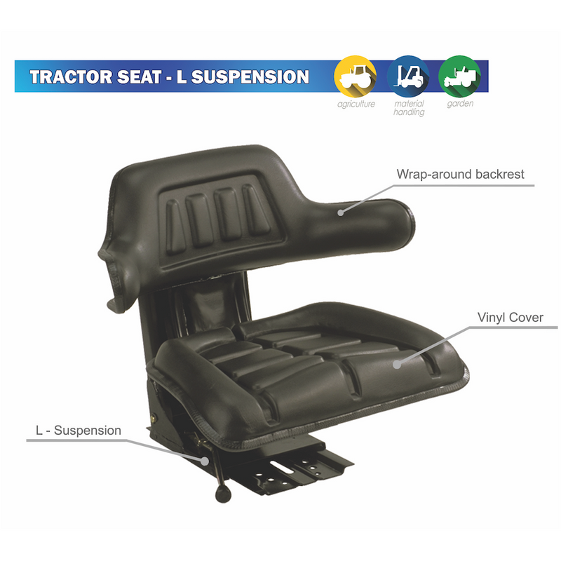 Tractor Seat - L Suspension - AMAIreland - 