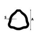 Triangular Inner Tube Complete Joint - BY-PY Type - CAT 8 - 35 x 106.5mm