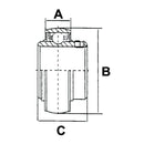 UC Bearing Insert - UC204 - AMAIreland - 