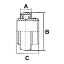 UC Bearing Insert - UC212
