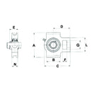 UCT Series Take Up Bearing Complete - UCT209 - AMAIreland - 