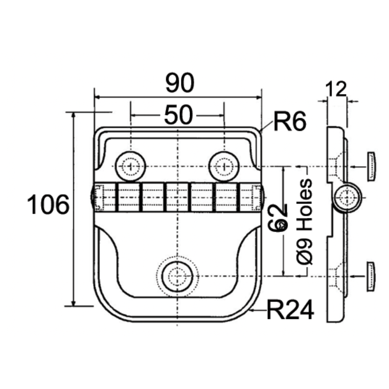 Universal Door Hinge - AMAIreland - 