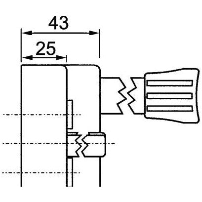 Universal Door Locks - Outer Handle - AMAIreland - 