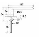Universal Locking Outer Door Handle - AMAIreland - 