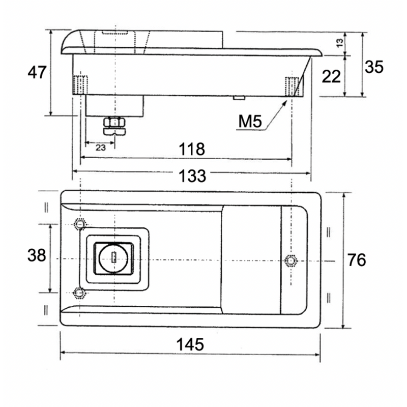 Universal Locking Outer Door Handle - AMAIreland - 