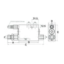 Plough Rotating Valve - Double Acting - 3/8" BSP