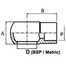 Weldable Banjo BSP/Metric 18 - Ø 14 - AMAIreland - 
