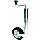 Wheel Jack with Rubber Wheel & Metal Rim Round Profile - Ø60mm - AMAIreland - 