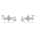 Wide Angle Joint - Complete - Inner - CAT 6 (Tube Fitment - 45mm)
