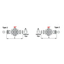Wide Angle Joint - Complete - Outer - CAT 6 (Tube Fitment - 54mm)
