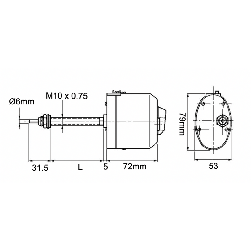 Windscreen Wiper Motors - 110° Angle - AMAIreland - 
