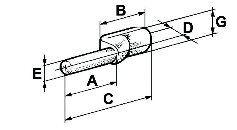 Hinge Pin - Length 100mm