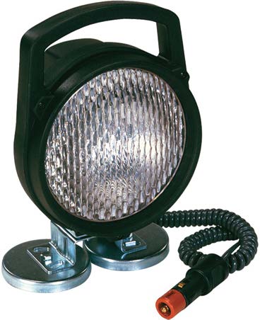 Round Work Lamp with Handle & Magnetic Base