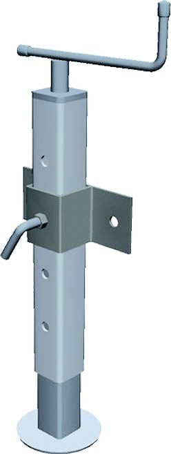 Parking Jacks with Bracket - Square Profile - 600Kg