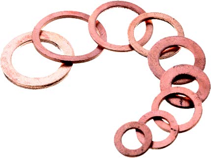 Copper Washers 8mm x 12mm- Pack of 100