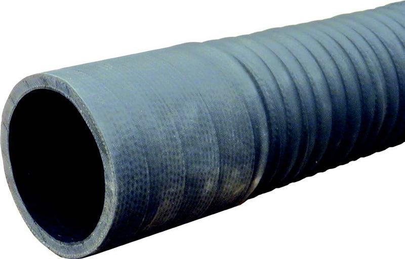 Slurry Hose - Black Rubber Hose with Reinforcing Cord - Length 3mt