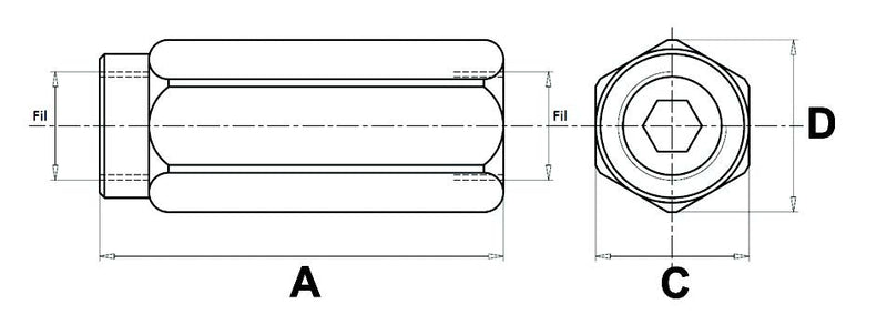 One Way Valve - 3/8"BSP