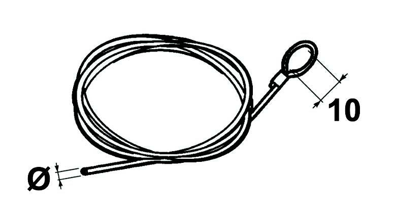 Accelerator Cable - Eye End