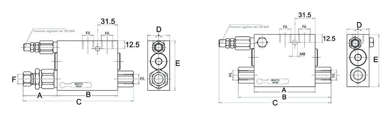 Plough Rotating Valve - Double Acting 60-80