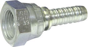 Straight Female Insert - BSP - Hose Size 3/8"