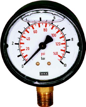 Glycerine Filled Pressure Gauges - 1/4"BSP