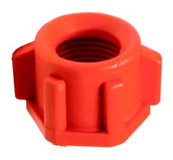 Nozzle Nut - Red Threaded