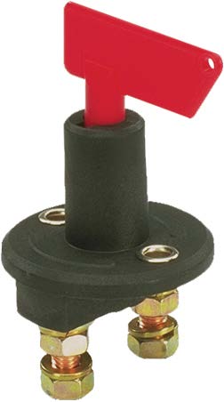 Battery Safety Switch - Single Pole - Removeable Handle