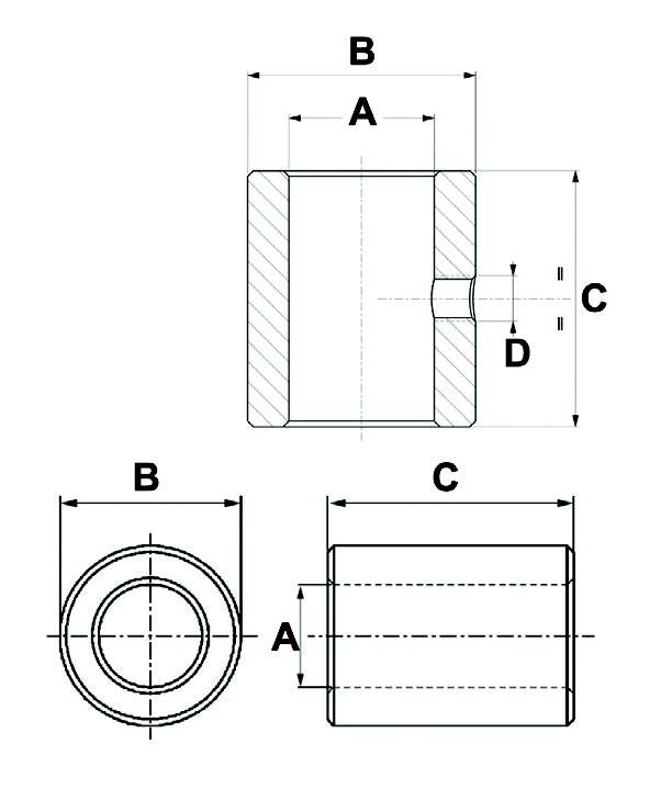 Cylinder Bush - IN: 20mm OU: 40mm