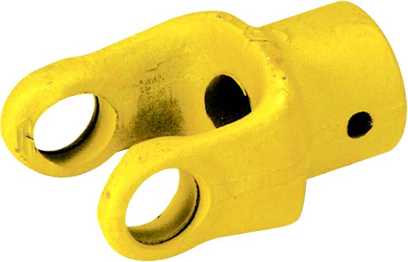 Round Bore Yoke End with Roll Pin Hole - BY-PY Type - CAT 4