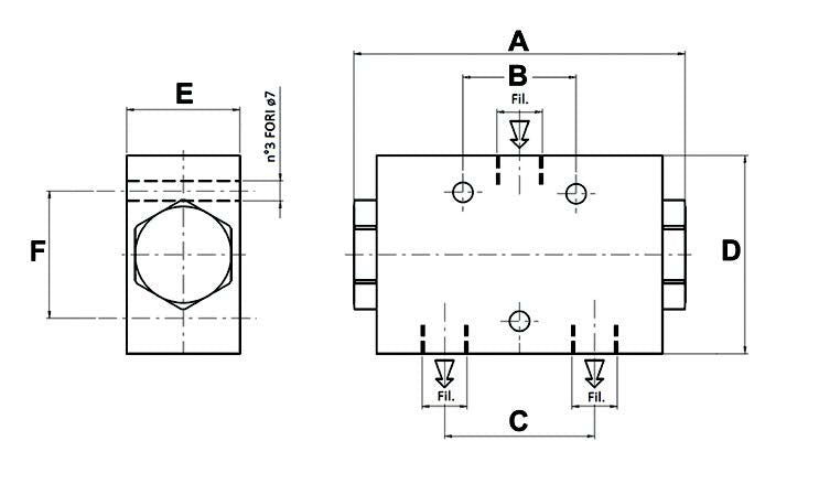 Fixed Flow Divider 25-40L