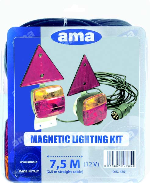 Standard Magnetic Light Kit - 7.5mt Cable