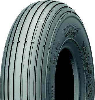 Tyre Ribbed - 4.80 / 4.00 x 8" 250KG