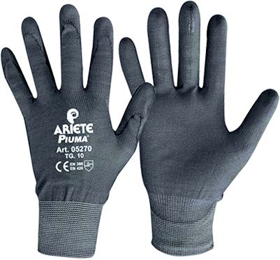 Gloves - Elasticated Nylon with Polyurethane Palm Coating