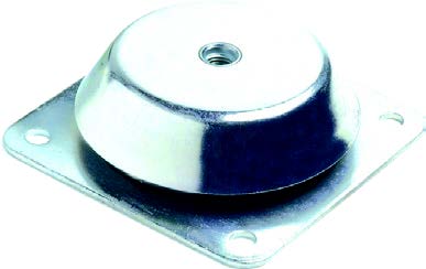 Bell Shaped Mountings - Square Base (Threaded Hole) M16
