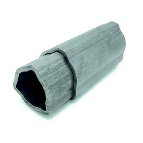 Shafts with Triangular Tubing - with Ratchet Slip Clutch Attachment - CAT 4 (120Nm)