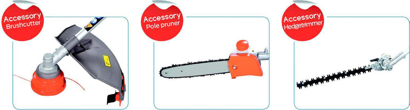 Pruner Attachment (With Half Shaft) for Multi-Tool Unit (Art. 84911)