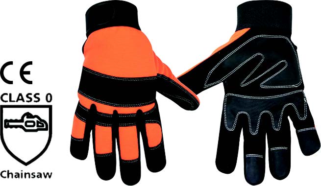 Anti-Cut 90811 Chainsaw Gloves - Left Hand Protected