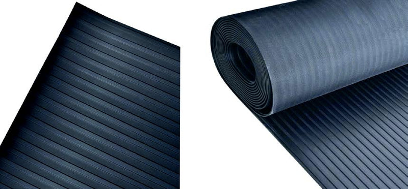 Fine Ribbed Rubber Mat for General Use 