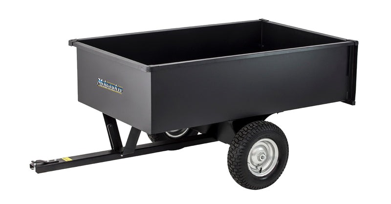 Steel Trailing Dump Cart - 680Kg Capacity